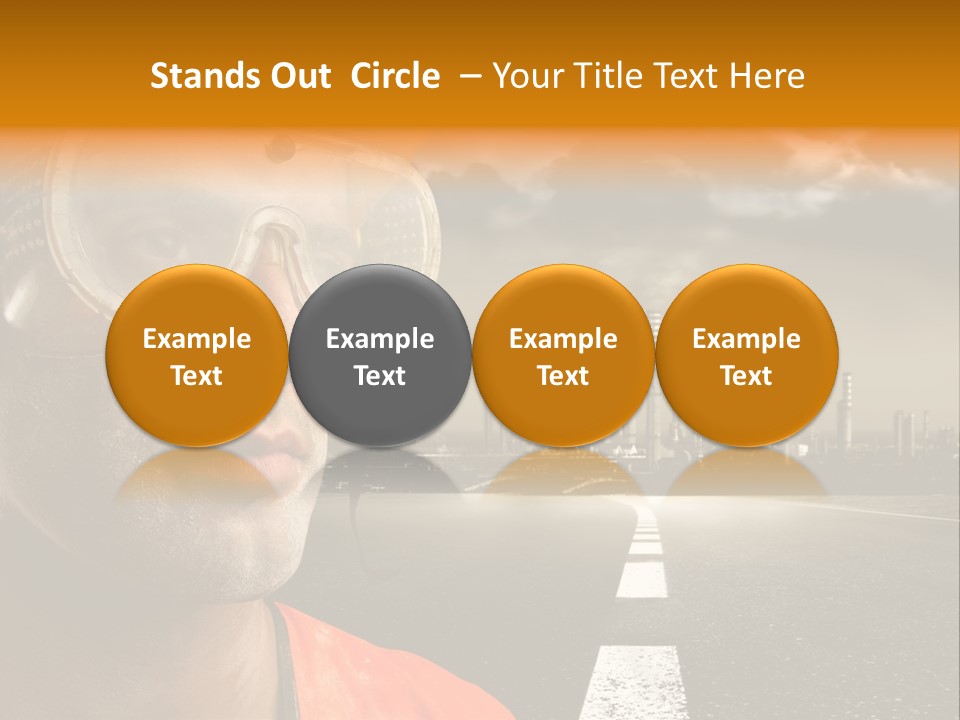 City Construction Effort PowerPoint Template