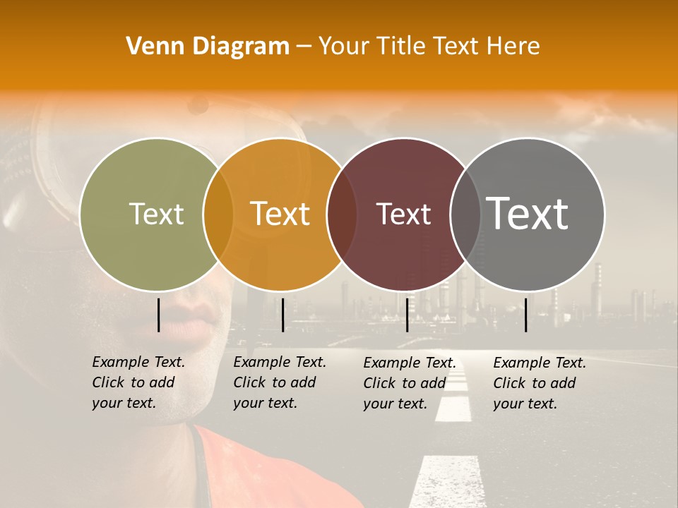 City Construction Effort PowerPoint Template