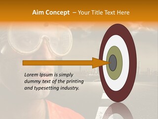 City Construction Effort PowerPoint Template