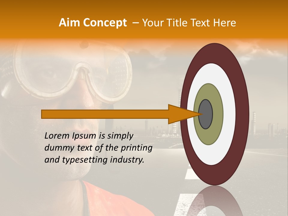 City Construction Effort PowerPoint Template