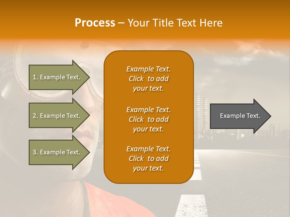 City Construction Effort PowerPoint Template
