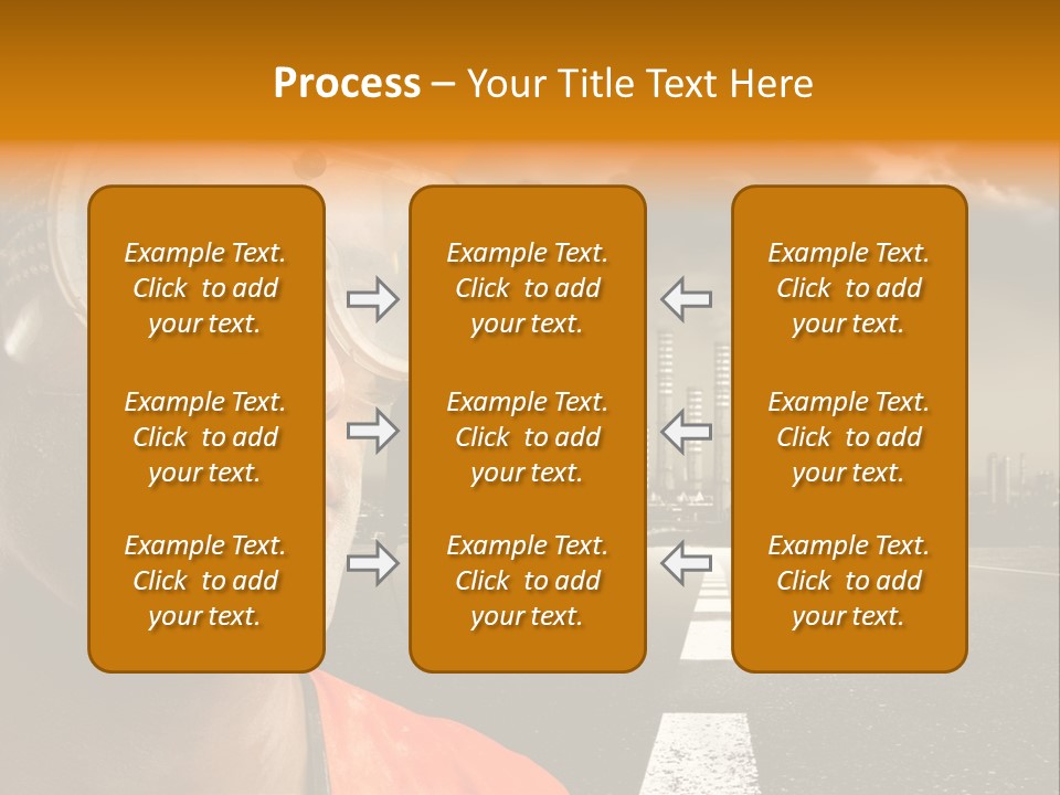 City Construction Effort PowerPoint Template