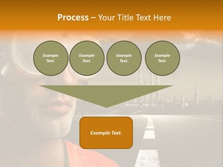 City Construction Effort PowerPoint Template