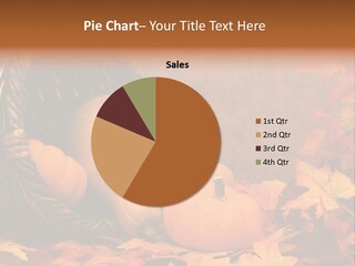 Object Outside Orange PowerPoint Template