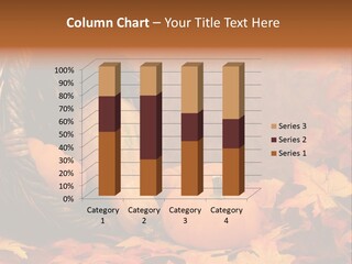 Object Outside Orange PowerPoint Template