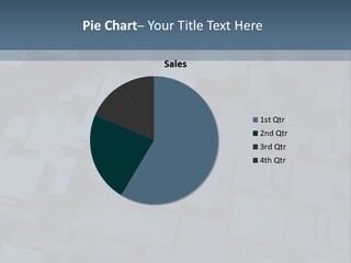 White Block Pattern PowerPoint Template