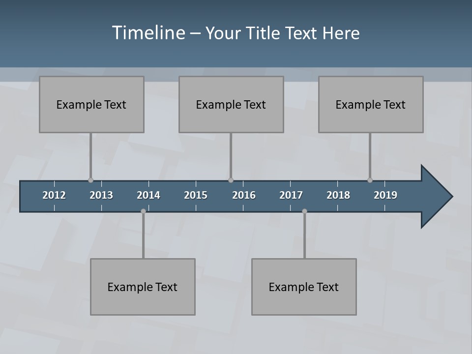 White Block Pattern PowerPoint Template