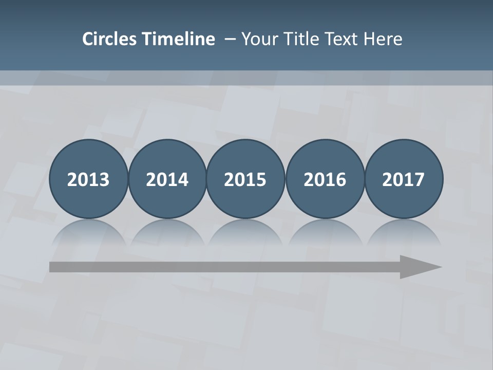 White Block Pattern PowerPoint Template