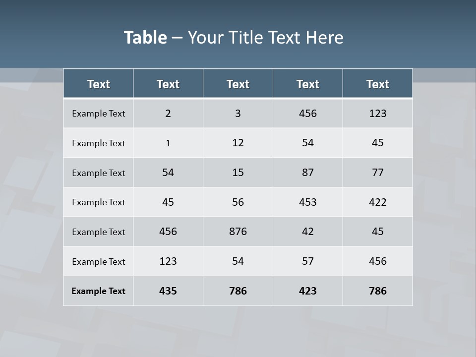 White Block Pattern PowerPoint Template