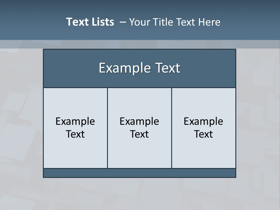 White Block Pattern PowerPoint Template