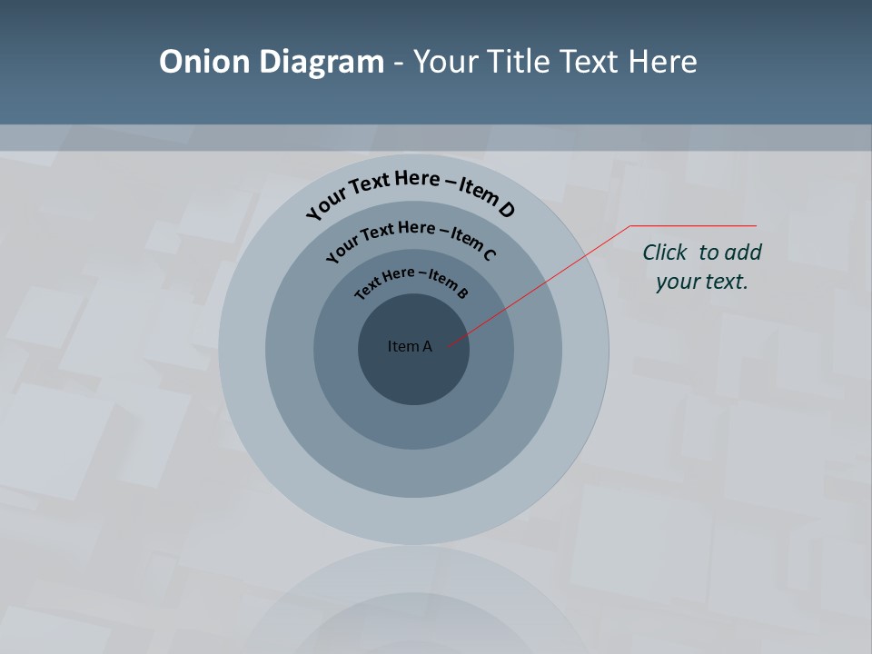 White Block Pattern PowerPoint Template
