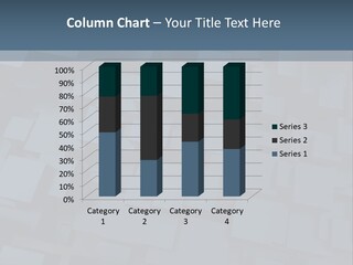 White Block Pattern PowerPoint Template