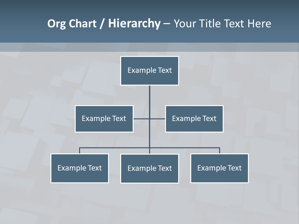 White Block Pattern PowerPoint Template