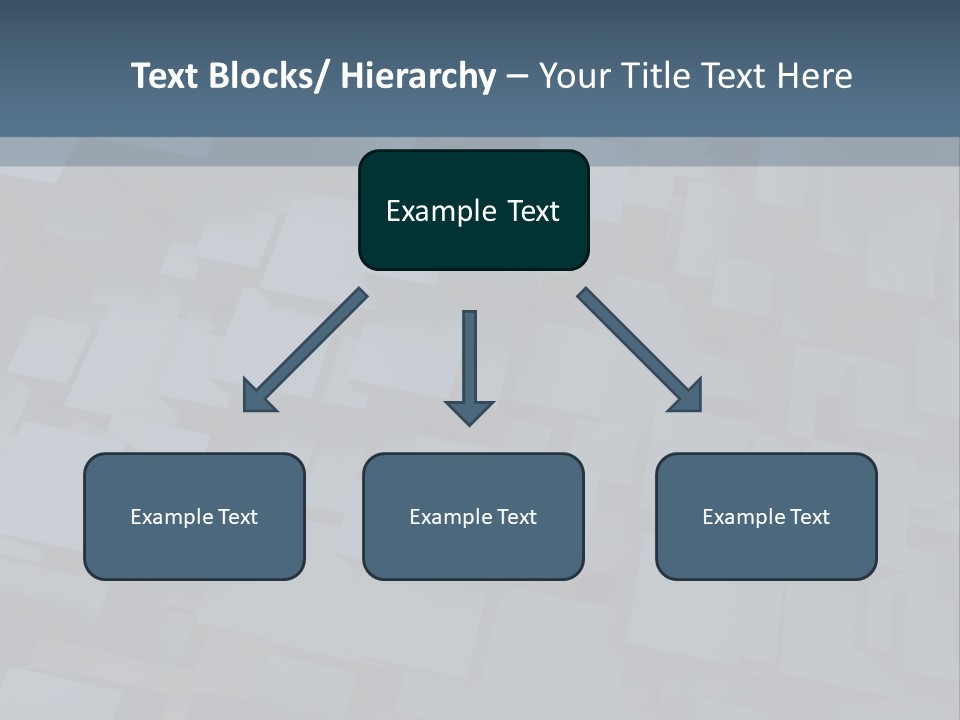 White Block Pattern PowerPoint Template
