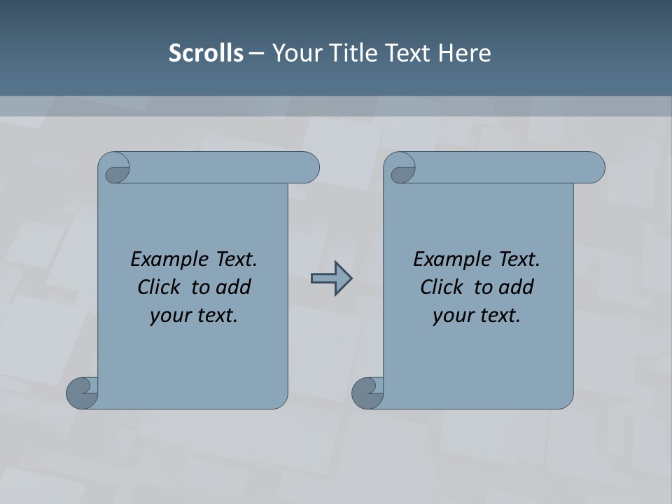 White Block Pattern PowerPoint Template