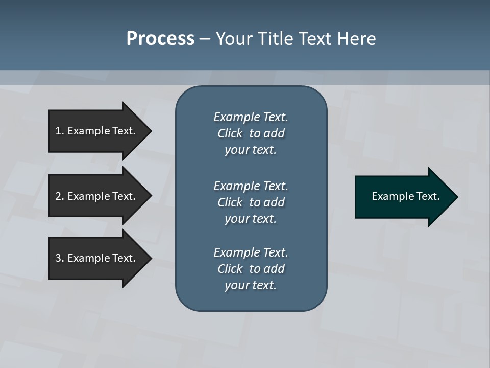 White Block Pattern PowerPoint Template