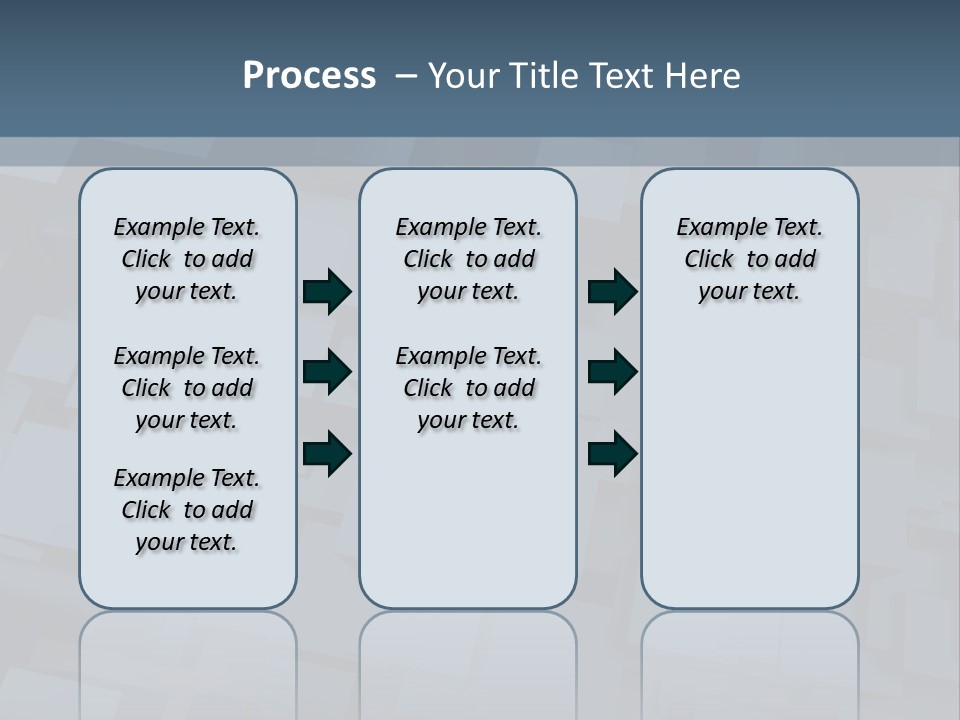 White Block Pattern PowerPoint Template