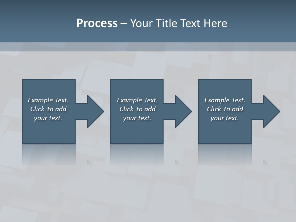 White Block Pattern PowerPoint Template