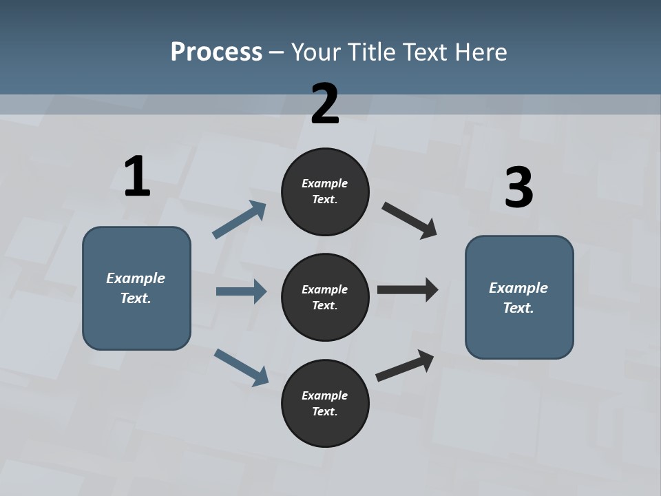 White Block Pattern PowerPoint Template