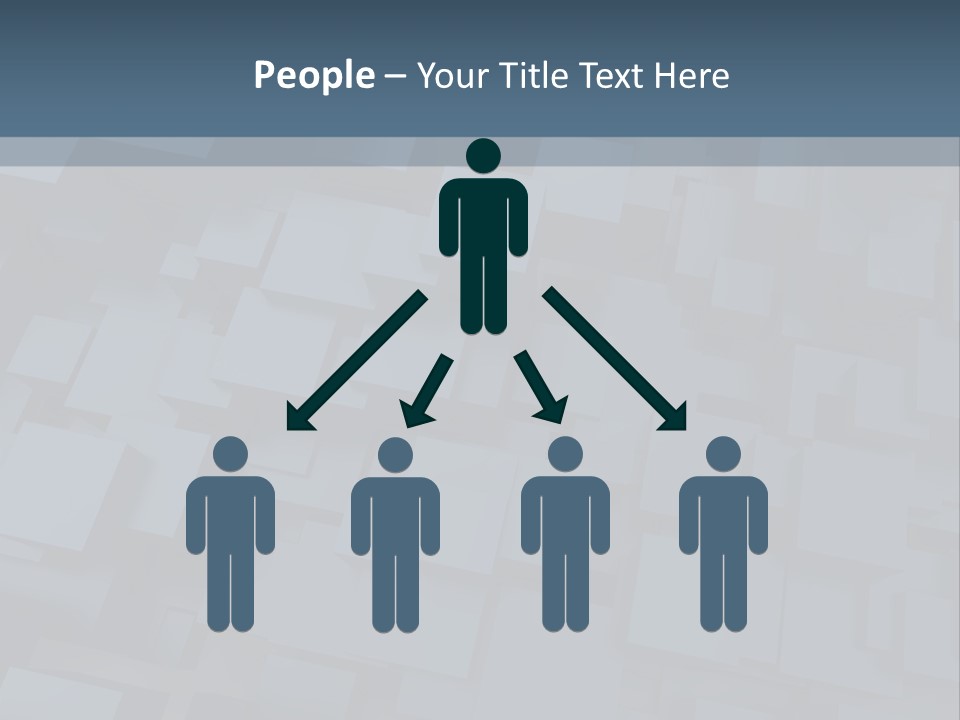 White Block Pattern PowerPoint Template