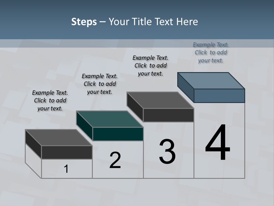 White Block Pattern PowerPoint Template