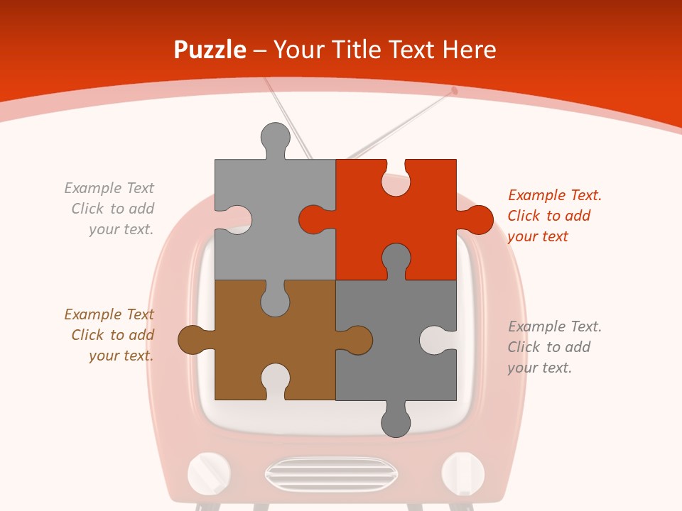 Optical Broadcasting Antenna PowerPoint Template
