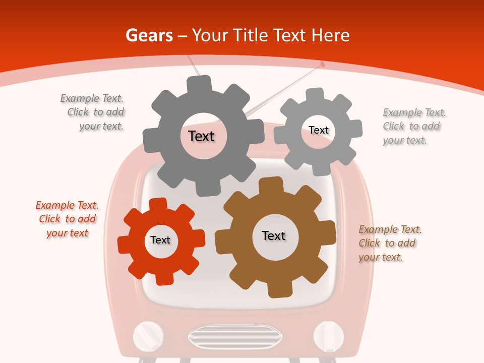 Optical Broadcasting Antenna PowerPoint Template