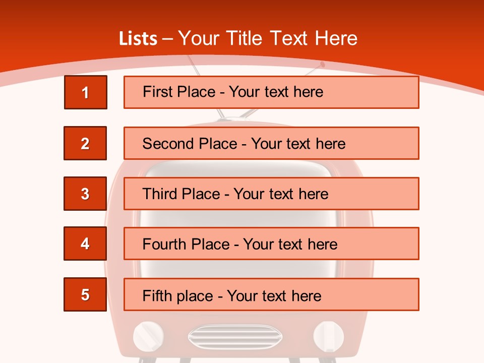 Optical Broadcasting Antenna PowerPoint Template