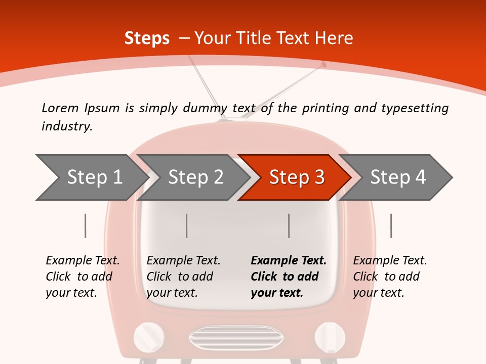 Optical Broadcasting Antenna PowerPoint Template