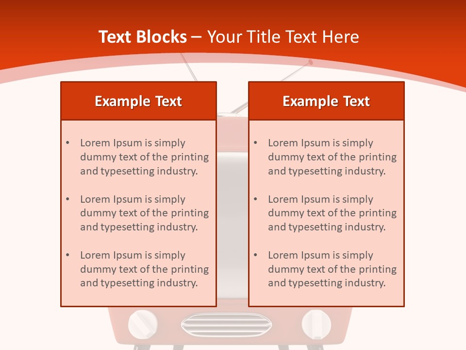 Optical Broadcasting Antenna PowerPoint Template
