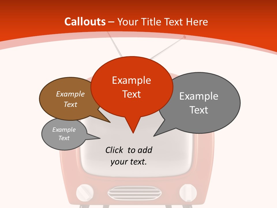 Optical Broadcasting Antenna PowerPoint Template