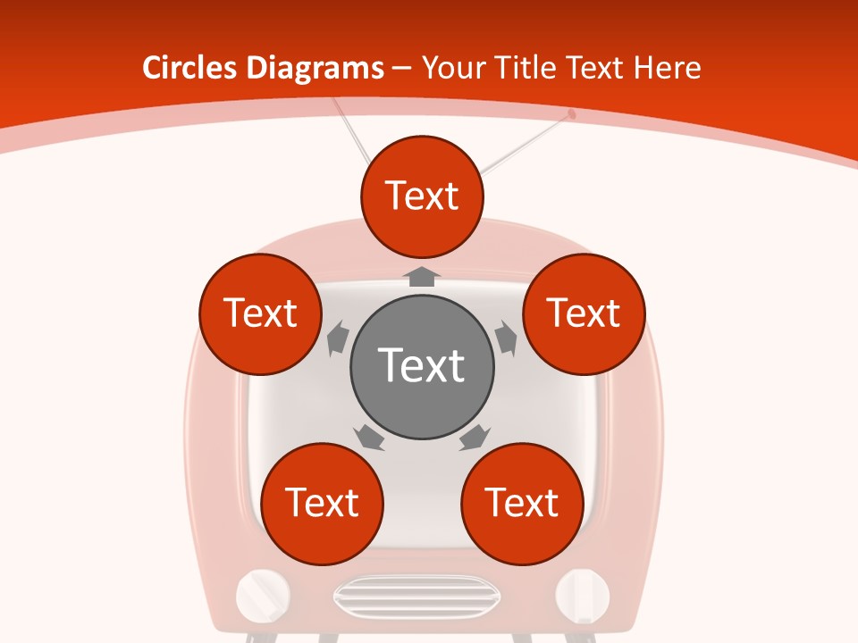 Optical Broadcasting Antenna PowerPoint Template