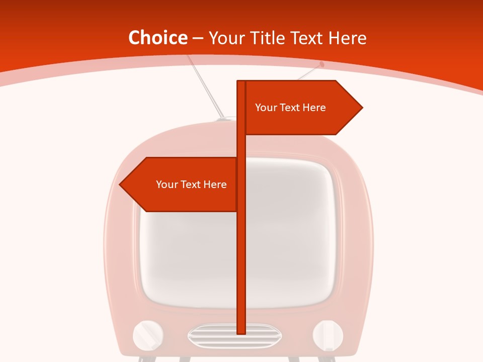 Optical Broadcasting Antenna PowerPoint Template