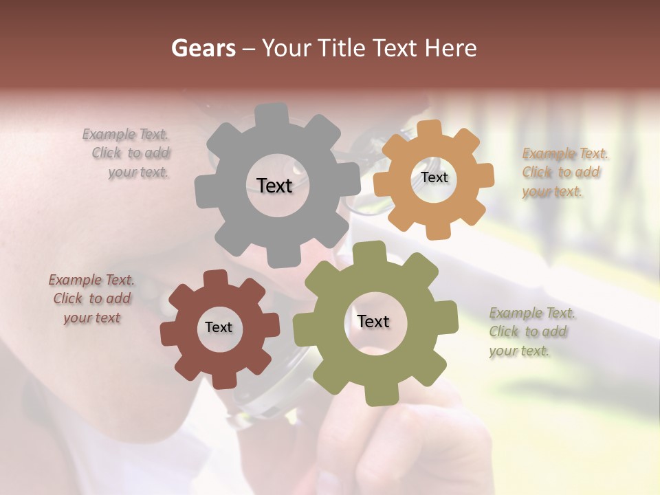 Electrical Square Green PowerPoint Template