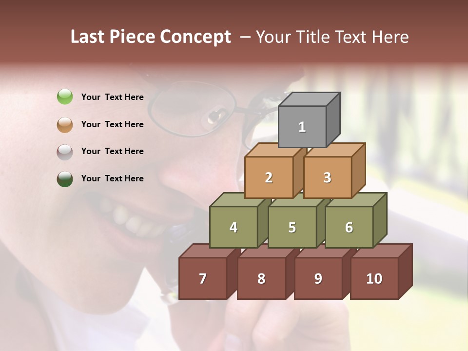 Electrical Square Green PowerPoint Template
