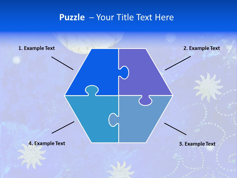 Illustration Star Collage PowerPoint Template