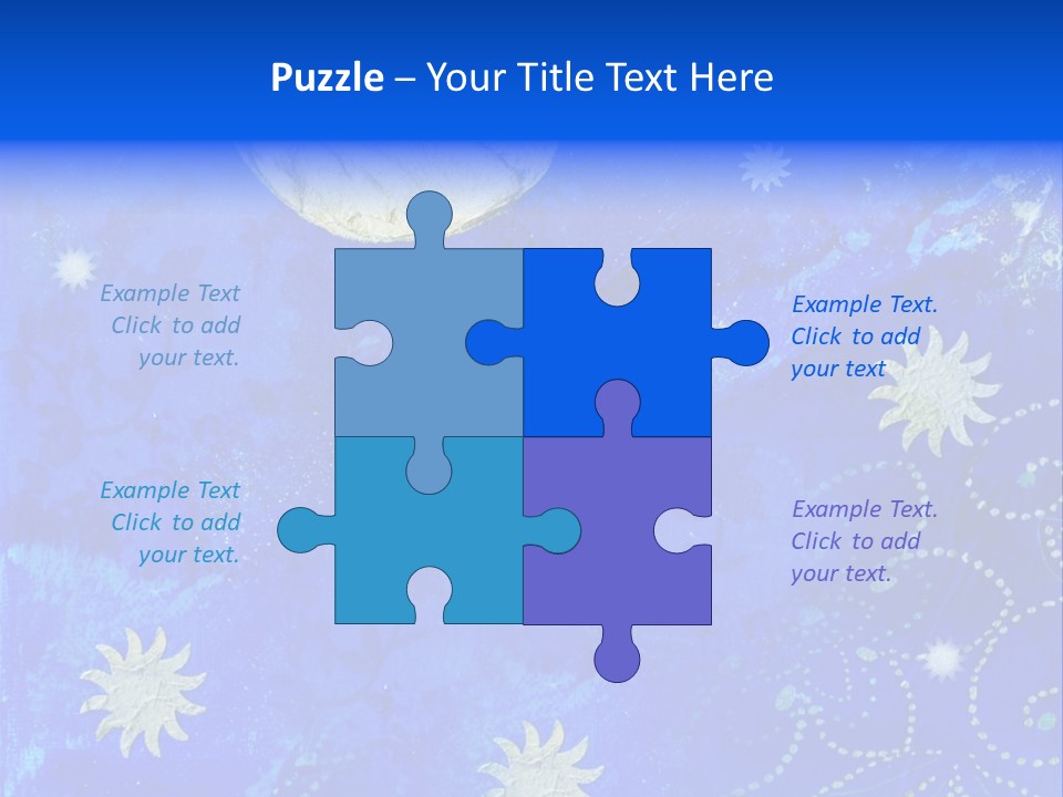 Illustration Star Collage PowerPoint Template