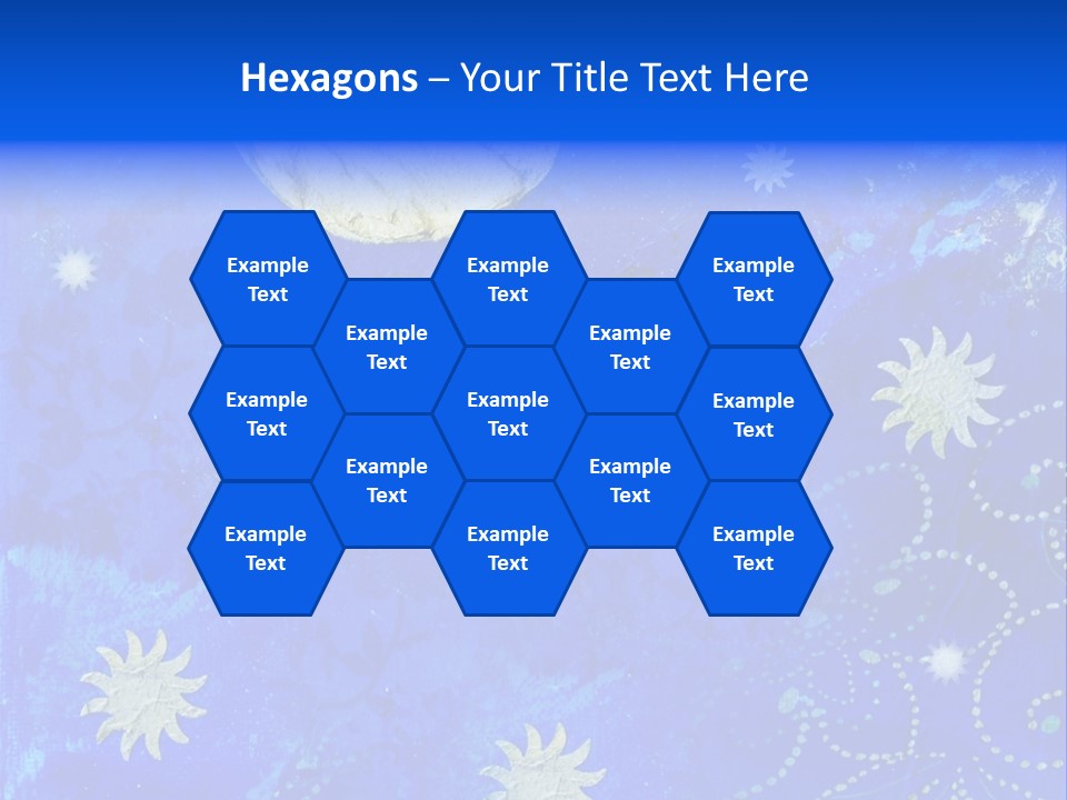 Illustration Star Collage PowerPoint Template