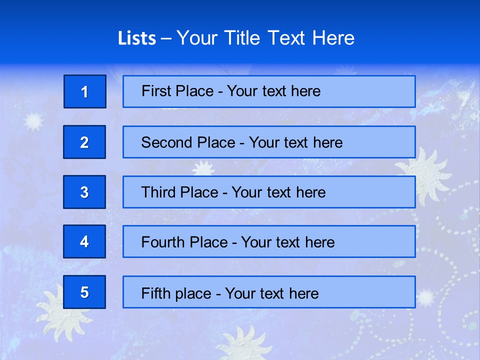 Illustration Star Collage PowerPoint Template