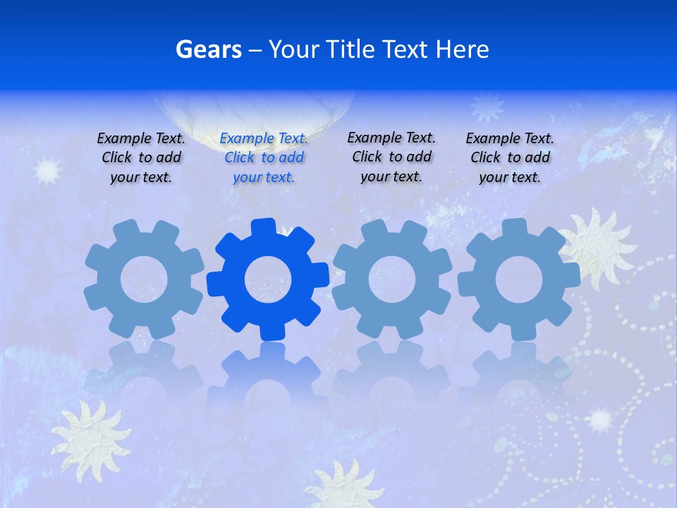 Illustration Star Collage PowerPoint Template