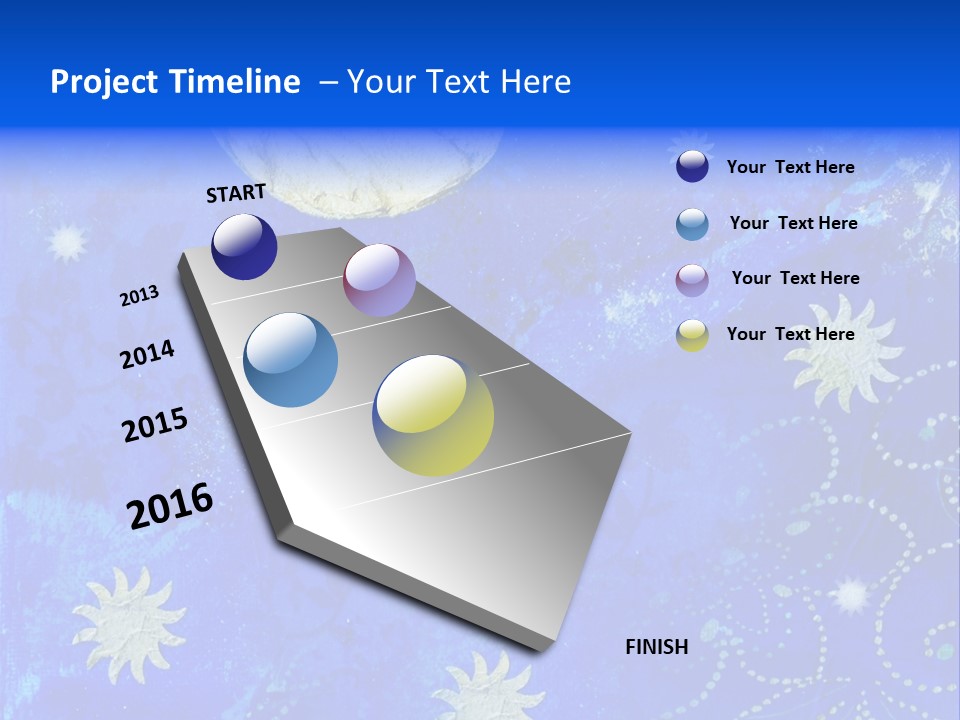 Illustration Star Collage PowerPoint Template