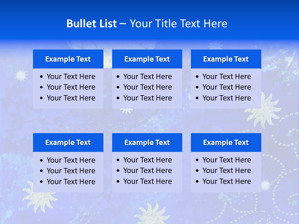 Illustration Star Collage PowerPoint Template