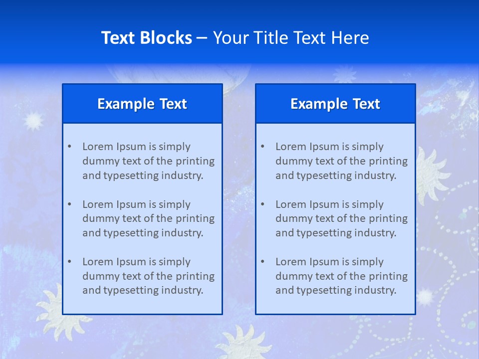 Illustration Star Collage PowerPoint Template