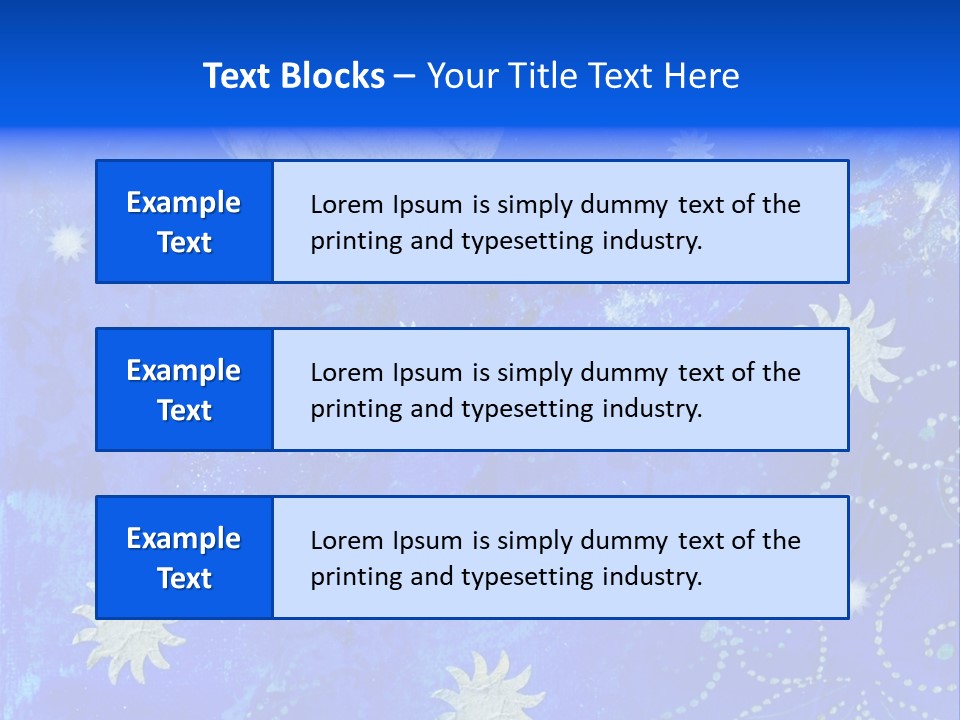 Illustration Star Collage PowerPoint Template