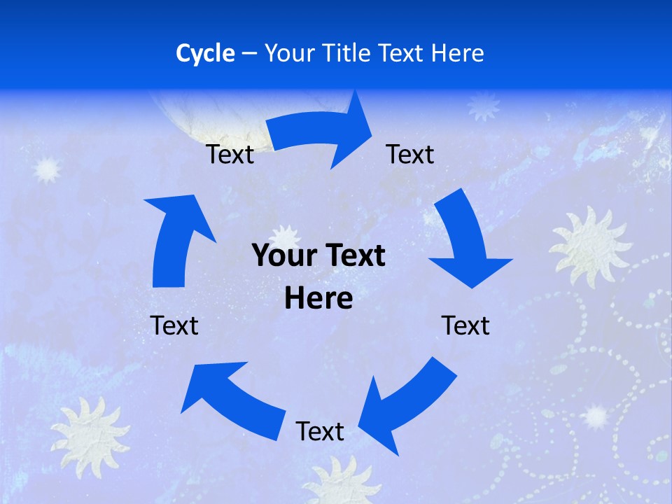 Illustration Star Collage PowerPoint Template