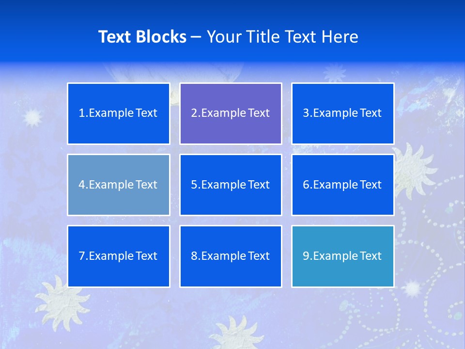 Illustration Star Collage PowerPoint Template