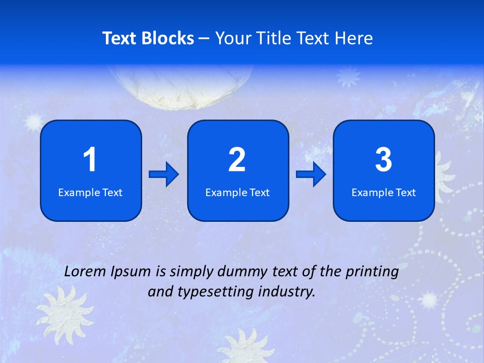 Illustration Star Collage PowerPoint Template