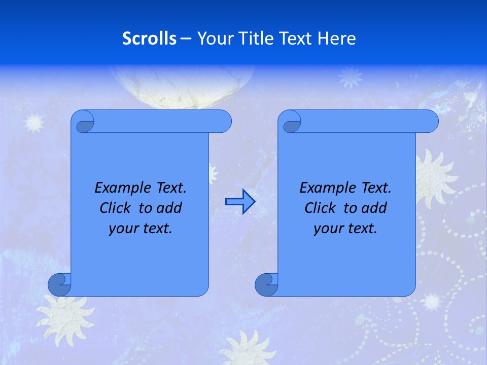 Illustration Star Collage PowerPoint Template
