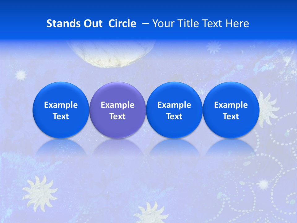 Illustration Star Collage PowerPoint Template