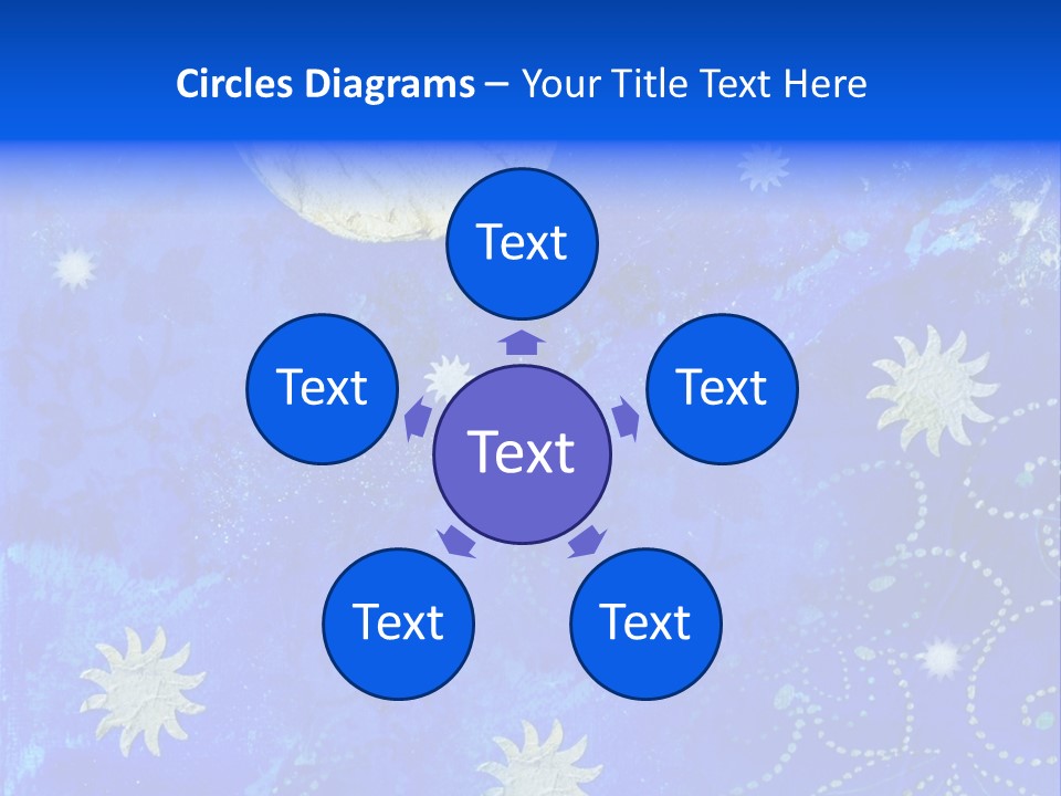 Illustration Star Collage PowerPoint Template